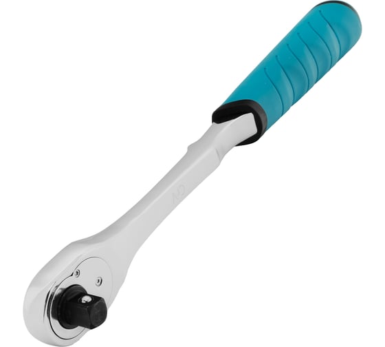 Ключ-трещотка GROSS 1/2", CrV, 90 зубьев, усиленный, хром 14055 1