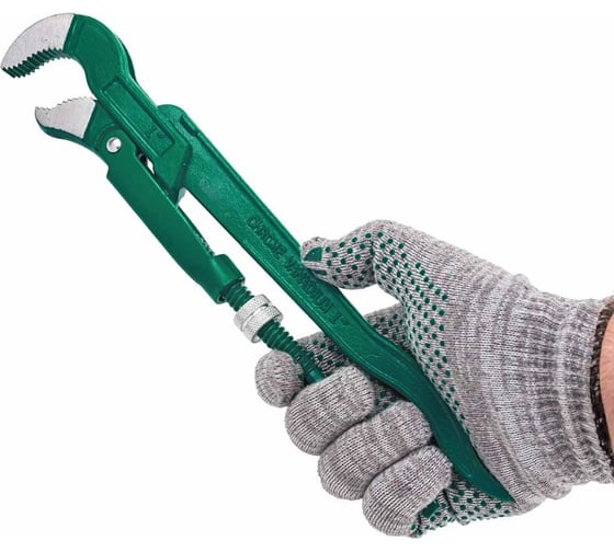 Ключ газовый Rockforce 1 45 (захват S-образный:50мм) RF-684C14/к.26489/(16557)