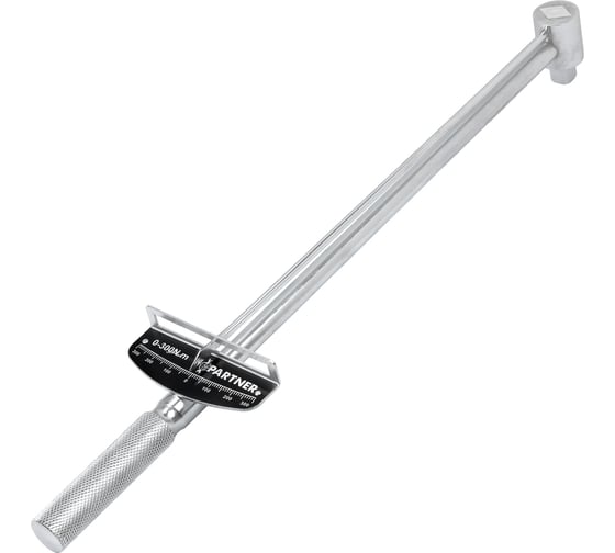 Ключ динамометрический стрелочный Partner 1/2"(0-300Нм) PA-647300T(19052) 1