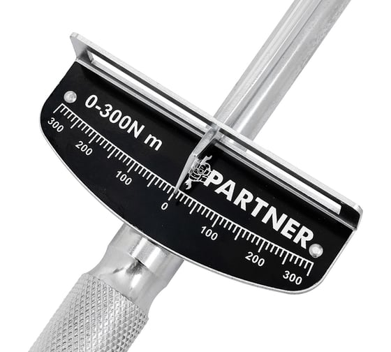 Ключ динамометрический стрелочный Partner 1/2"(0-300Нм) PA-647300T(19052)