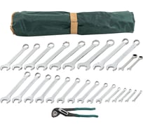 Набор комбинированных ключей Rockforce 27 предметов на полотне RF-5149R(46766)