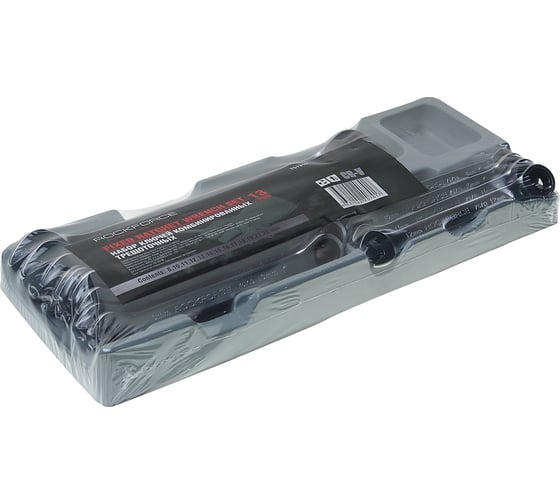 Набор комбинированных трещоточных ключей ROCKFORCE 13пр. в лотке RF-T51310