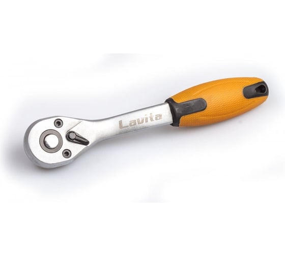 Трещотка с храповым и быстросъемным механизмом LAVITA 1/4", 72 зуба LA 151472