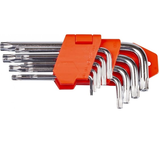 Набор L-образных ключей Torx LAVITA T10-T50, 9 шт. LA 511603 1