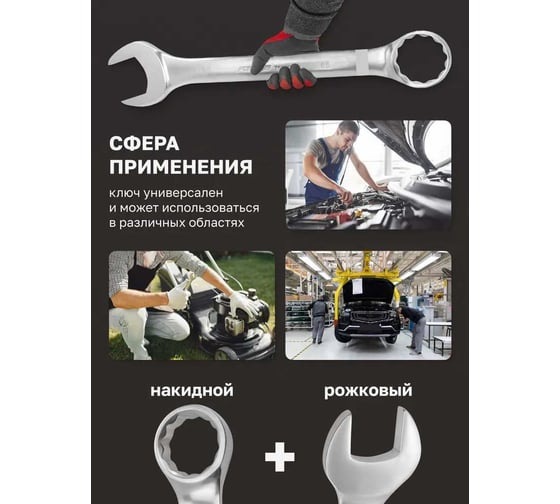 Ключ комбинированный Forsage 65мм F-75565(6467)