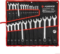 Набор ключей Forsage комбинированных 25пр. (6-30, 32мм) на полотне F-5261P(5452)