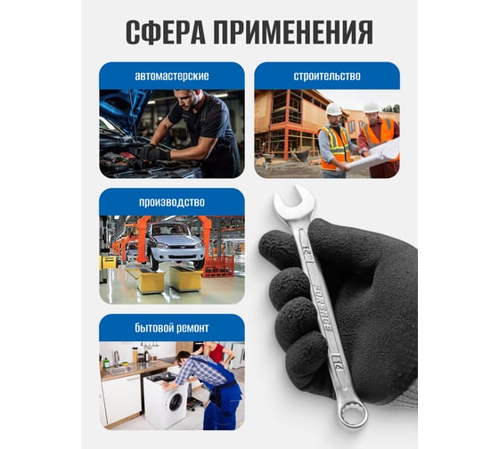 Набор ключей комбинированных Forsage 15грд., 26пр. F-5266P(17117)