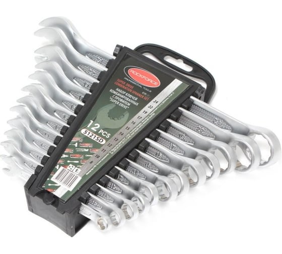 Набор ключей комбинированных с профилем Super Drive Rockforce 12гр., 12 предметов RF-5121SD(17107)