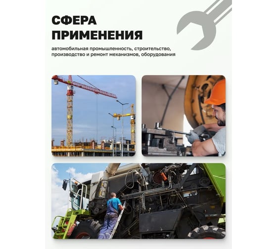 Рожковый ключ Forsage ударный односторонний 30мм F-79130(19203)