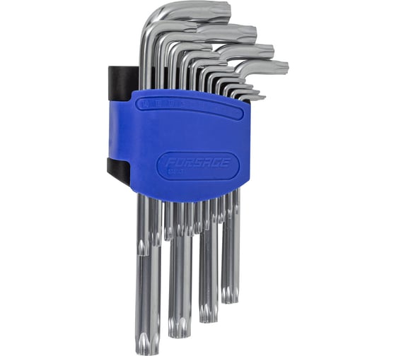 Набор Г-образных ключей Forsage TORX длинных, 15 предметов F-5151LT(27342)