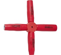 Четырехсторонний ключ Unior изолированный VDE 1000V 13x17x19x22 мм 3838909190976