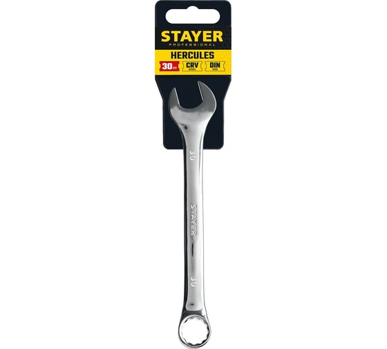 Комбинированный гаечный ключ Stayer 30 мм HERCULES 27081-30_z01