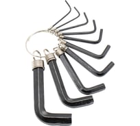 Набор ключей шестигранников ВАРЯГ 8 предметов, 1.5-6 мм, черные (48/96) 01064