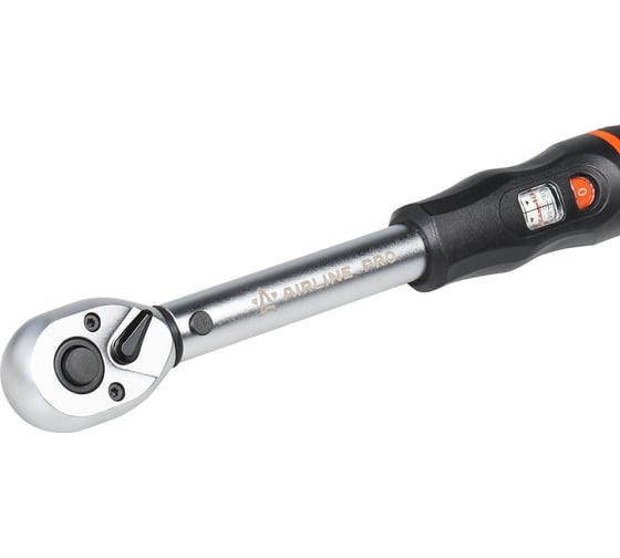 Ключ динамометрический Airline PRO 3/8" 10-50 Нм в кейсе, шкала в окошке ATBN102