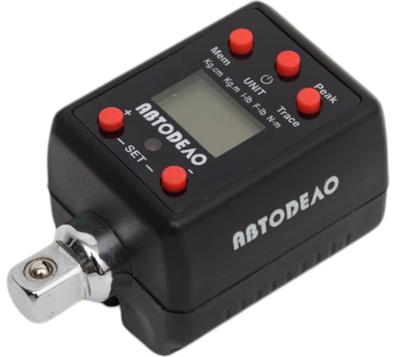 Ключ динамометрический цифровой АвтоDело 3/8" 15-135 Нм 40288 16657
