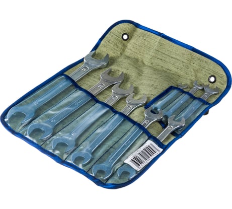 Набор рожковых ключей КЗСМИ КГД 5,5-24 мм, 9 предметов в сумке 943001117