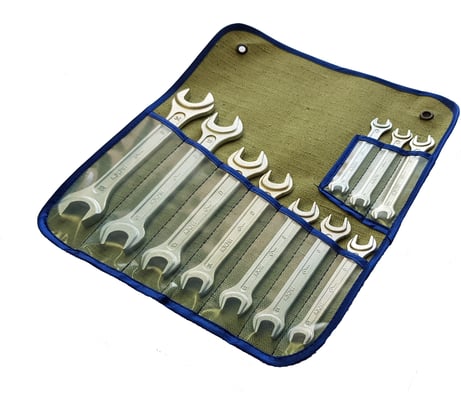 Набор рожковых ключей КЗСМИ КГД 8-24 мм, 10 предметов в сумке 943010117