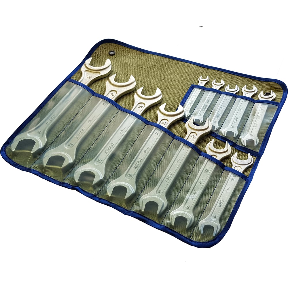 Набор рожковых ключей КЗСМИ КГД 8-32 мм, 12 предметов в сумке 943014117 ...