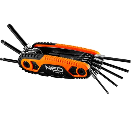 Ключи NEO Tools Torx, с ручкой, в наборе 8 шт 09-573