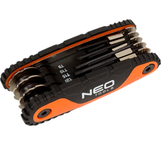 Ключи NEO Tools Torx, с ручкой, в наборе 8 шт 09-573