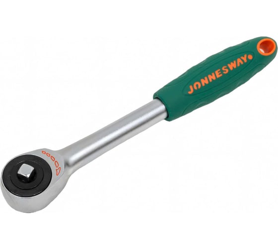Трещотка Jonnesway ротационная, со сквозным приводом 1/4" DR, 60 зубцов, 180 мм R6602 46297