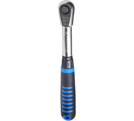 Трещотка с реверсом Forsage 1/2", на рукоятке, 60 зуб 4436 F-80460 1