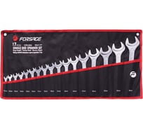 Набор рожковых ключей Forsage односторонние, 17пр, 10-36мм 8660 F-89417P