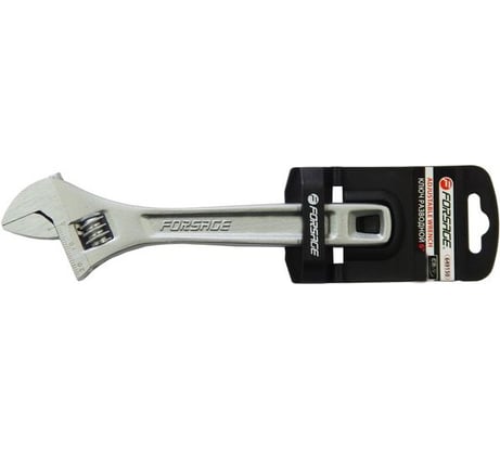 Разводной ключ Forsage Profi CRV 10"-250мм, на пластиковом держателе F-649250(5491)