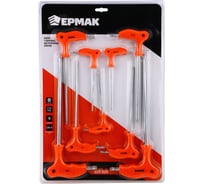 Набор ключей ЕРМАК TORX Т-образные T10-T15-T20-T25-T27-T30-T40-T45-T50р 633-028