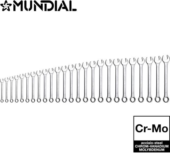 Набор комбинированных ключей Mundial 6- 32 мм, 25 шт. 1031.250