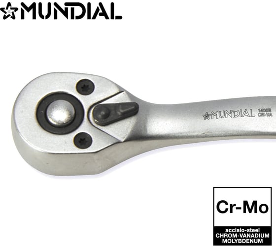 Трещотка Mundial Cr-V, 1/4" 1405.210-9