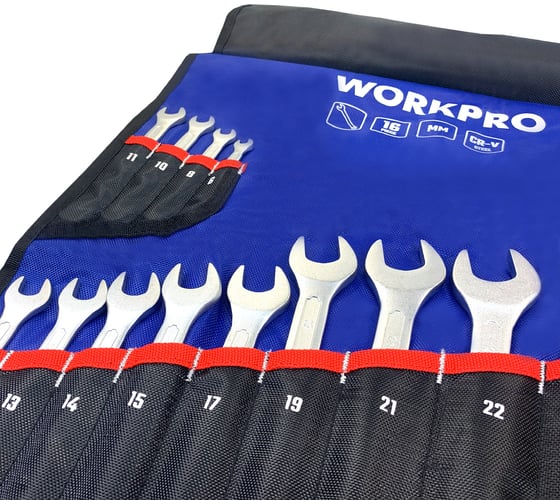 Набор комбинированных ключей WORKPRO 16шт (6-32мм) WP202503