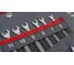 Набор ключей Forcekraft комбинированных 25 пр, на полотне FK-5261P36(29936) 9