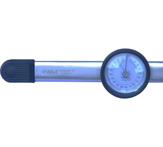 Динамометрический ключ со шкалой индикации AE&T 0-200Nm 1/2" TA-B2200-12