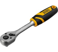 Ключ-трещотка Denzel 3/8", 90 зубьев, с быстрым сбросом, CrV 14032