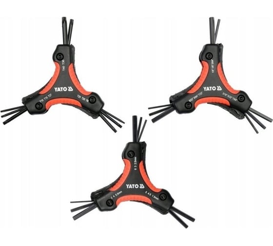 Набор торцовых ключей YATO Hex и Torx 26 предметов YT-05644