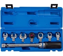 Динамометрический ключ KING TONY серии FIT 9х12 мм с набором насадок 10-17 мм, 10-60 Нм, кейс 345104D08MR