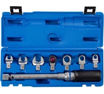 Динамометрический ключ KING TONY серии FIT 9х12 мм с набором насадок 10-17 мм, 4-20 Нм, кейс 345102D08MR