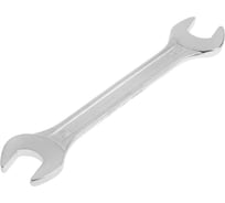 Рожковый ключ ТУНДРА хромированный, 17 х 19 мм 878024