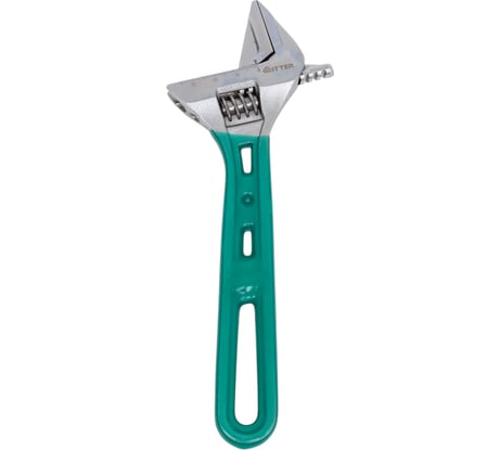 Разводной ключ RITTER Super Slim 200 мм /8", тонкие губки, сталь CR-V, хромированные HT571200