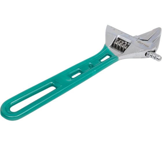 Разводной ключ RITTER Super Slim 200 мм /8", тонкие губки, сталь CR-V, хромированные HT571200