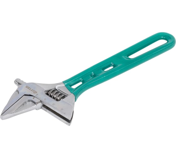 Разводной ключ RITTER Super Slim 200 мм /8", тонкие губки, сталь CR-V, хромированные HT571200