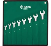 Набор комбинированных ключей с храповиком SATA 8-19 мм, 8 предметов 08008
