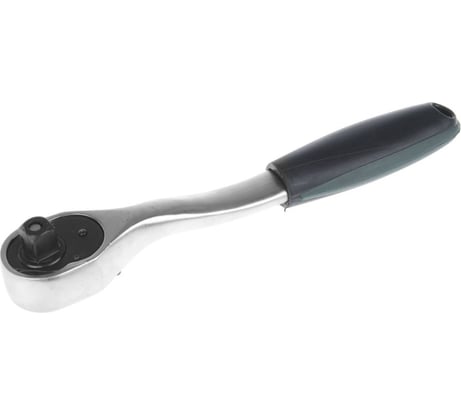 Вороток с трещоткой TUNDRA квадрат 1/2", изогнутая рукоятка, 72 зуба, CrV 1799956