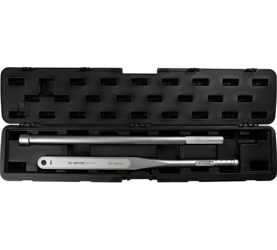 Динамометрический ключ KING TONY серии ALUMINIUM 1, 600-1500 Нм, футляр 3485G-1DB