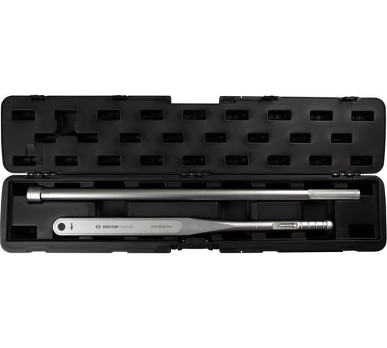 Динамометрический ключ KING TONY серии ALUMINIUM 1, 750-2000 Нм, футляр 3485G-2DB