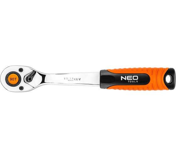 Трещоточный ключ NEO Tools 1/2 90 зубов 08-536