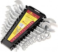 Набор рожковых и комбинированных ключей KINGTUL 12пр., в пластиковом держателе 47023 KT-5198