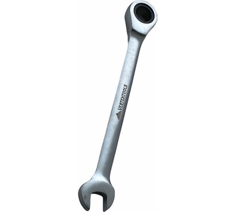 Комбинированный ключ vertextools трещоточный 27мм матовый,  00016-27