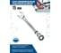 Комбинированный ключ vertextools трещоточный, шарнирный, матовый 15мм 00017-15 2